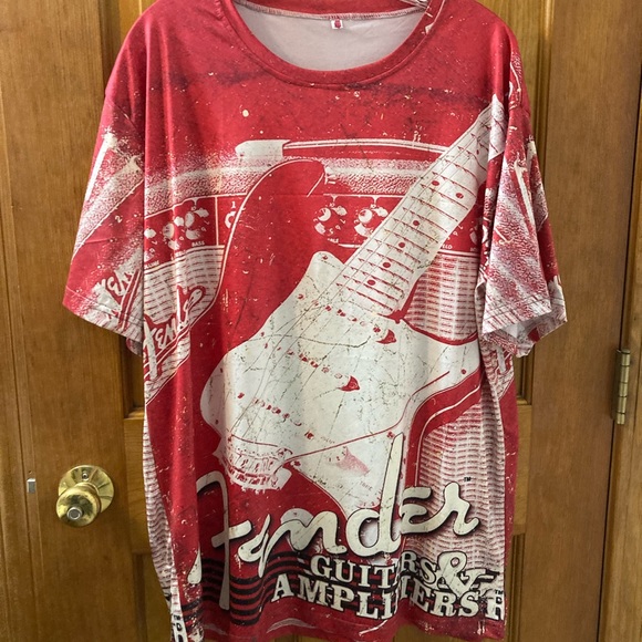 Fender guitars red tee xl - Picture 2 of 10